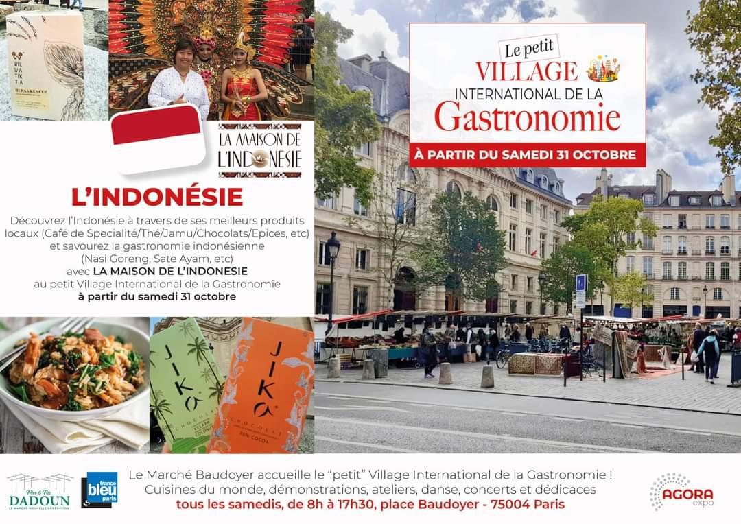 PROMOSI KULINER INDONESIA DI VILLAGE INT’L DE GASTRONOMIE HINGGA DESEMBER 2020