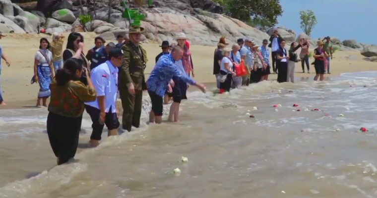 PESAN PERDAMAIAN DARI PANTAI RADJI, MUNTOK, BANGKA BARAT