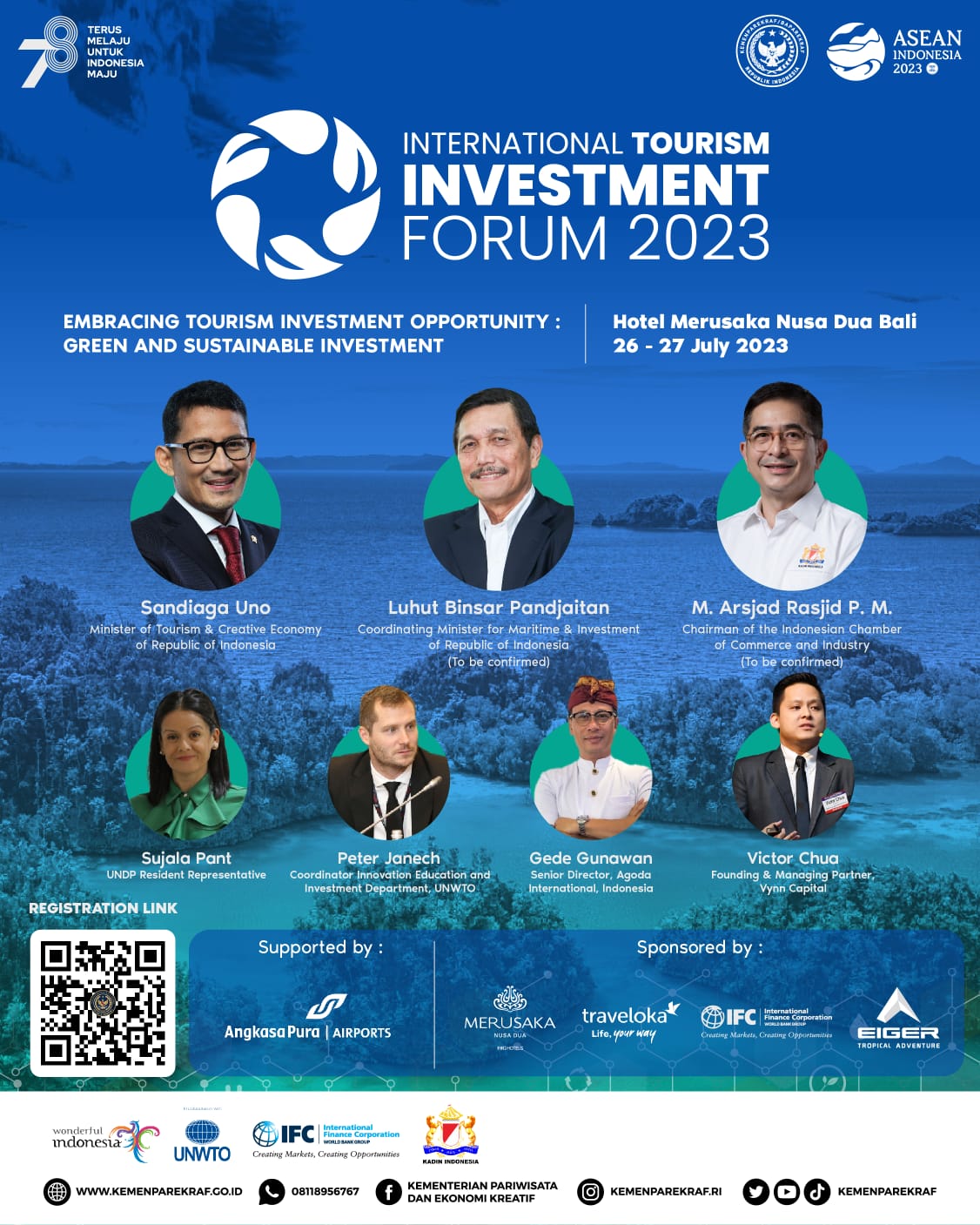 ITIF 2023 MEMANCING INVESTOR MAU TANAM MODAL DI PARIWISATA HIJAU INDONESIA