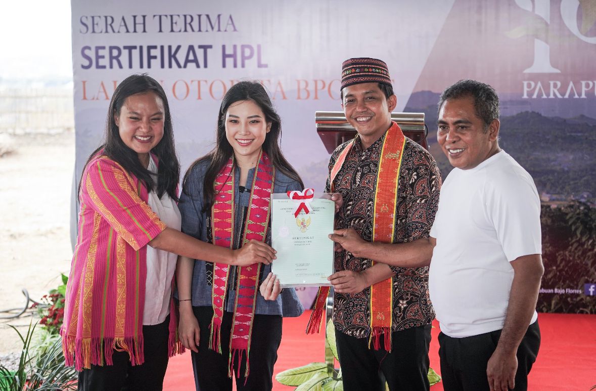 KEMENATR/BPN TERBITKAN SERTIFIKAT HPL PARAPUAR LABUAN BAJO, INVESTOR BISA MULAI PERENCANAAN