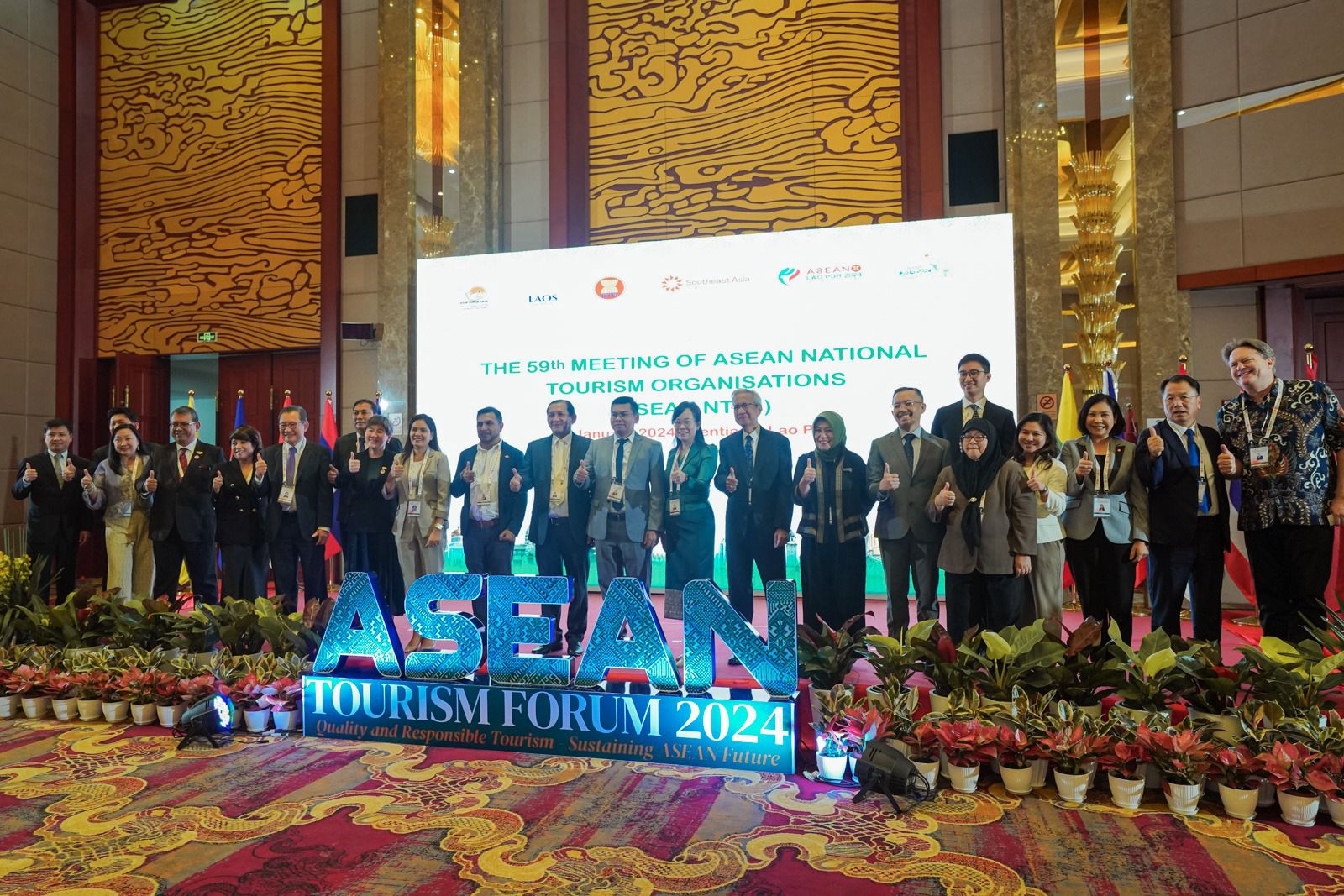 INDONESIA IKUTI RANGKAIAN PERTEMUAN ASEAN TOURISM FORUM 2024 DI LAOS