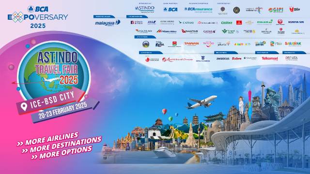 ASTINDO TRAVEL FAIR 2025 SIAP DIGELAR DI BCA EXPOVERSARY 2025