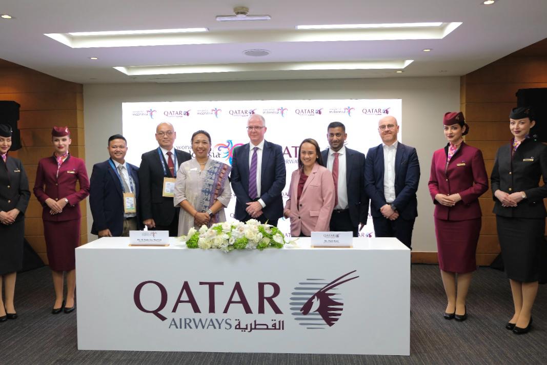 KEMENPAR GANDENG QATAR AIRWAYS PERLUAS PROMOSI PARIWISATA INDONESIA