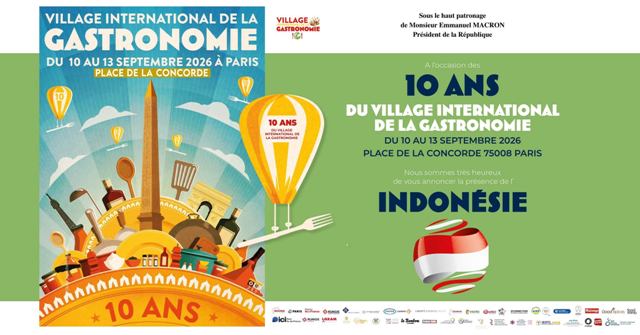 SATU DEKADE LA MAISON DE L’INDONESIE HADIRKAN KEKAYAAN KULINER DAN BUDAYA INDONESIA DI VILLAGE INTERNATIONAL DE LA GASTRONOMIE